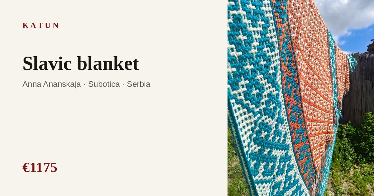 Slavic blanket